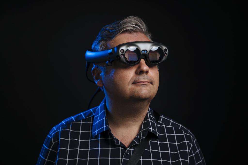 Magic Leap One: a primeira impressão não foi boa. | Mason Trinca/Washington Post