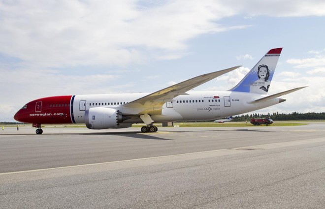 Boeing 787 Dreamliner é um dos aviões usados pela companhia. | Norwegian Air UK/Divulgação