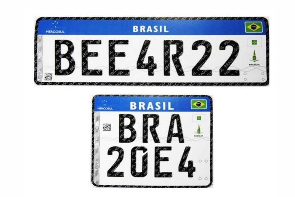 Placa padrão Mercosul deve custar mais no Brasil que em outros países |