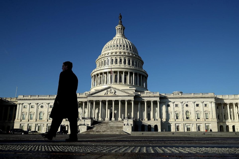 Site do Senado foi um dos alvos dos hackers russos | CHIP SOMODEVILLA/AFP