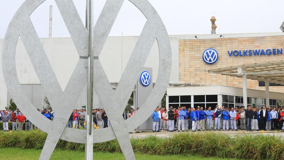 Fábrica da Volkswagen em São José dos Pinhais, na região metropolitana de Curitiba. | IVONALDO ALEXANDRE/Gazeta do Povo