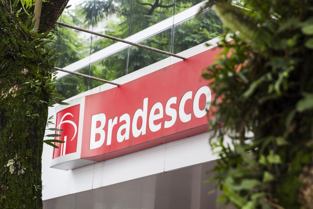 Fachada de uma agência do Bradesco. | Ana Gabriella Amorim/Gazeta do Povo