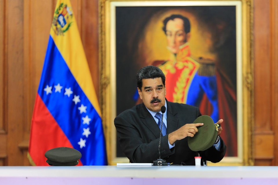 Notícia da prisão foi revelada ao mesmo tempo em que ditador Nicolás Maduro apresentava detalhes das investigações das explosões | HOAFP