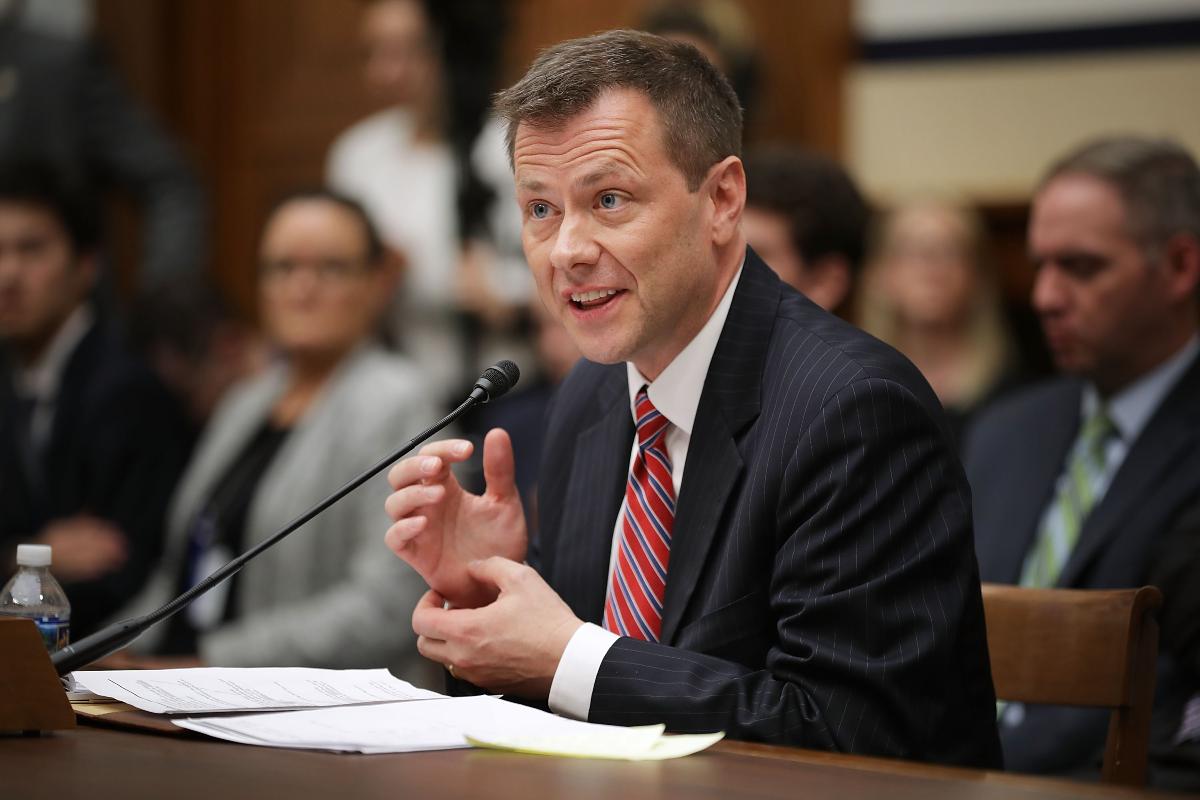 Peter Strzok, vice-diretor-assistente do FBI, enviou mensagens críticas sobre Trump na campanha eleitoral de 2016 | CHIP SOMODEVILLA/AFP