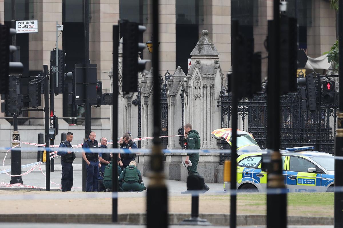 Polícia de Londres prendeu o motorista e isolou o local do incidente | DANIEL LEAL-OLIVAS/AFP