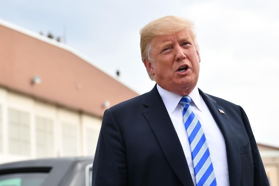 Donald Trump disse estar chateado com a condenação de Paul Manafort, seu ex-diretor de campanha | MANDEL NGAN/AFP