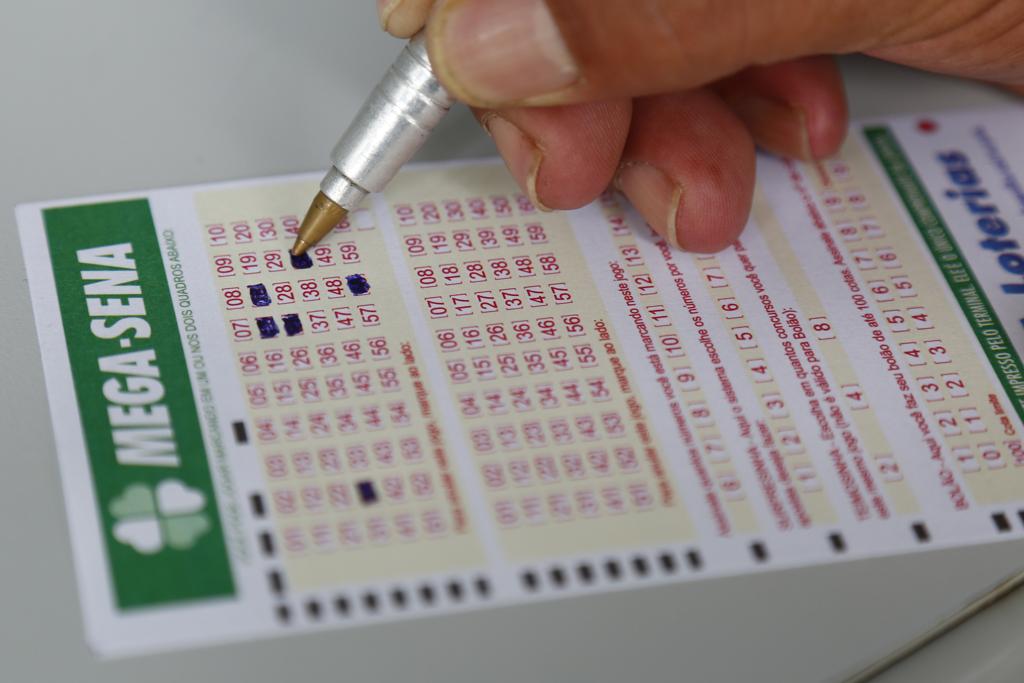 Veja os números do concurso 2.067 da Mega-Sena. | Aniele Nascimento/Gazeta do Povo