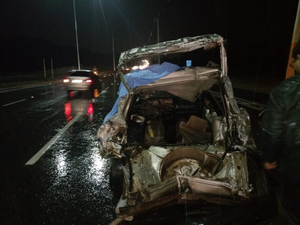 Colisão entre carro e ônibus do transporte coletivo deixa três feridos | Colaboração/Sindomoc