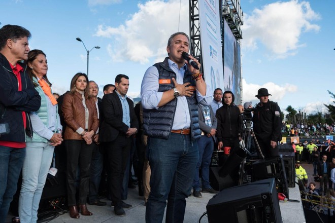 O direitista Iván Duque assumirá nesta terça (7) a presidência da Colômbia | Mauricio Palos/Bloomberg