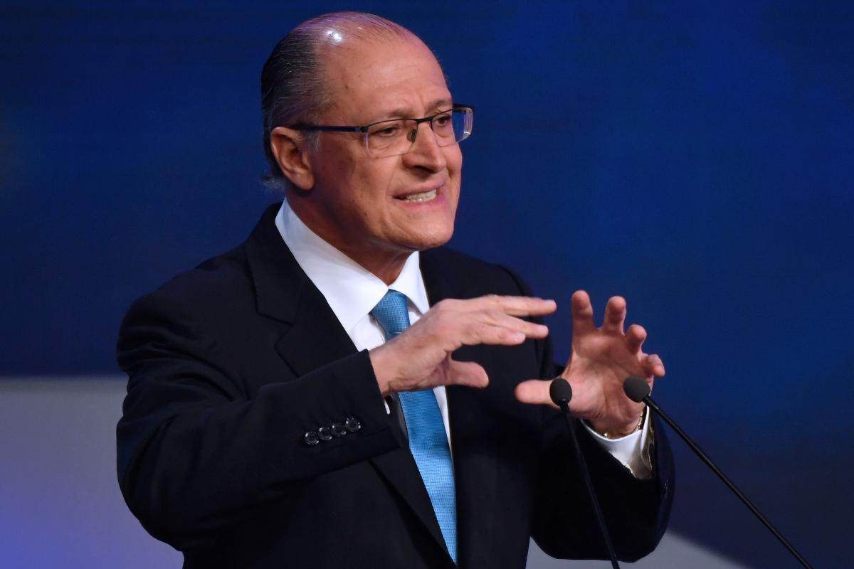 Candidato à presidência pelo PSDB, Geraldo Alckmin | NELSON ALMEIDAAFP