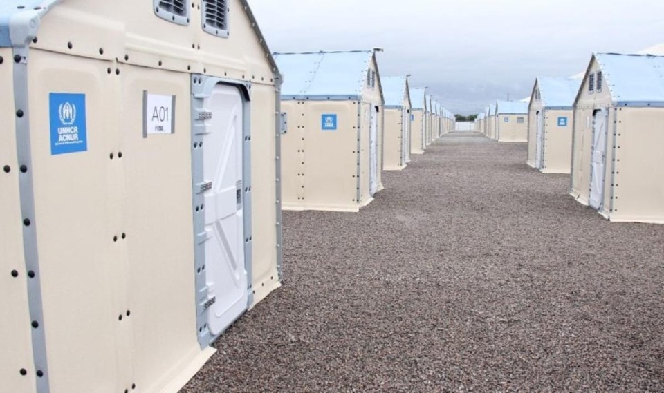 As unidades habitacionais “Better Shelter” foram instaladas pela primeira vez na América Latina em Roraima. Residências já são utilizadas pelo ACNUR em operações humanitárias no resto do mundo | Reynesson Damasceno/ACNUR