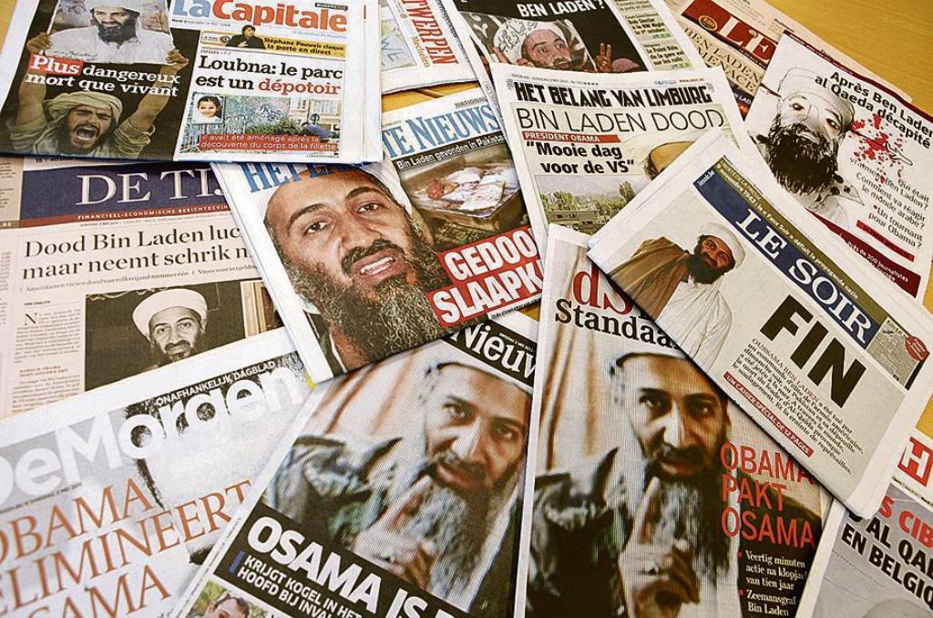 Morte de Osama Bin Laden foi manchete em vários jornais em 3 de maio de 2011 | BRUNO FAHY/AFP