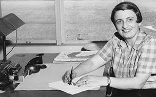 Ayn Rand, autora de "A Virtude do Egoísmo”, "Capitalismo: Um Ideal desconhecido", e “A Revolta de Atlas” | Divulgação