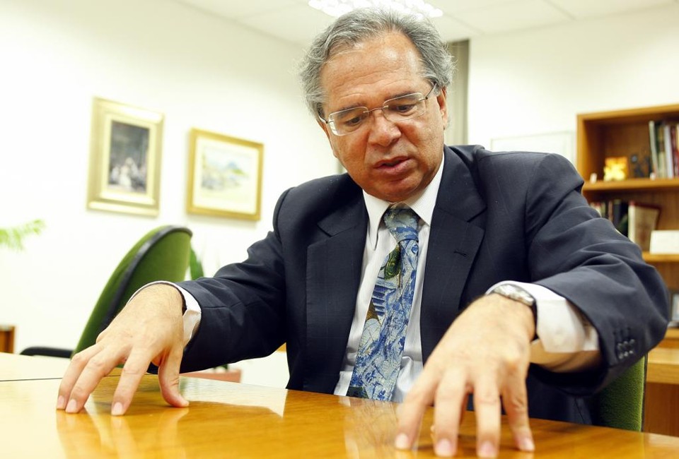 Paulo Guedes, guru de Bolsonaro, defende ‘superpoderes’ a partidos na Câmara | HUGO HARADA/HUGO HARADA