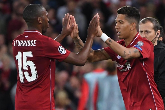 Firmino entrou em campo no lugar do também atacante Sturridge | PAUL ELLIS/AFP