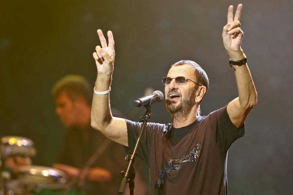 Ringo Starr, durante show em Curitiba em 2013 | Marcelo AndradeGazeta do Povo