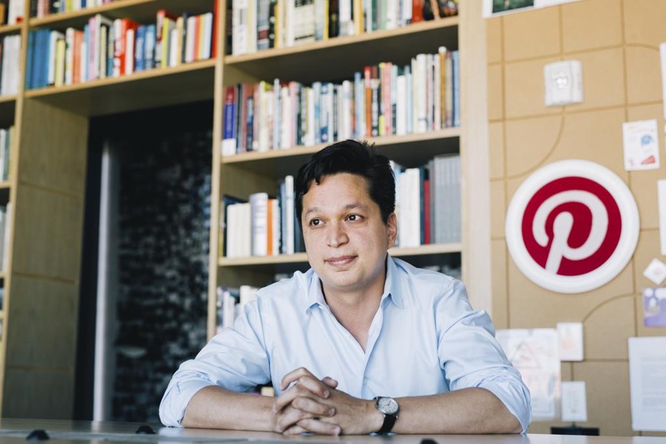 Ben Silbermann, 36 anos, cofundador do Pinterest, cresceu em Des Moines, Iowa, em uma família de médicos. | ANASTASIIA SAPON/NYT