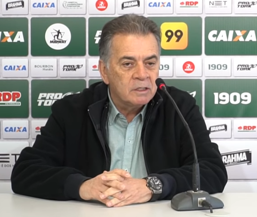 Paulo Pelaipe, diretor do Coritiba. | Reprodução/Coritiba