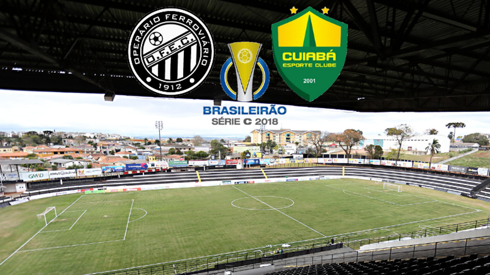 Brasileirão Série C | Operário-PR X Cuiabá: onde ver na TV e notícias