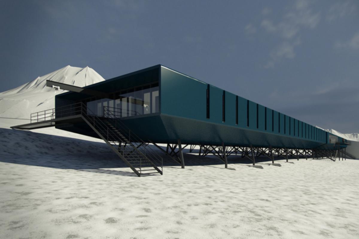 Estação Antártica Comandante Ferraz, prestes a ser inaugurada. | Divulgação/MCTI