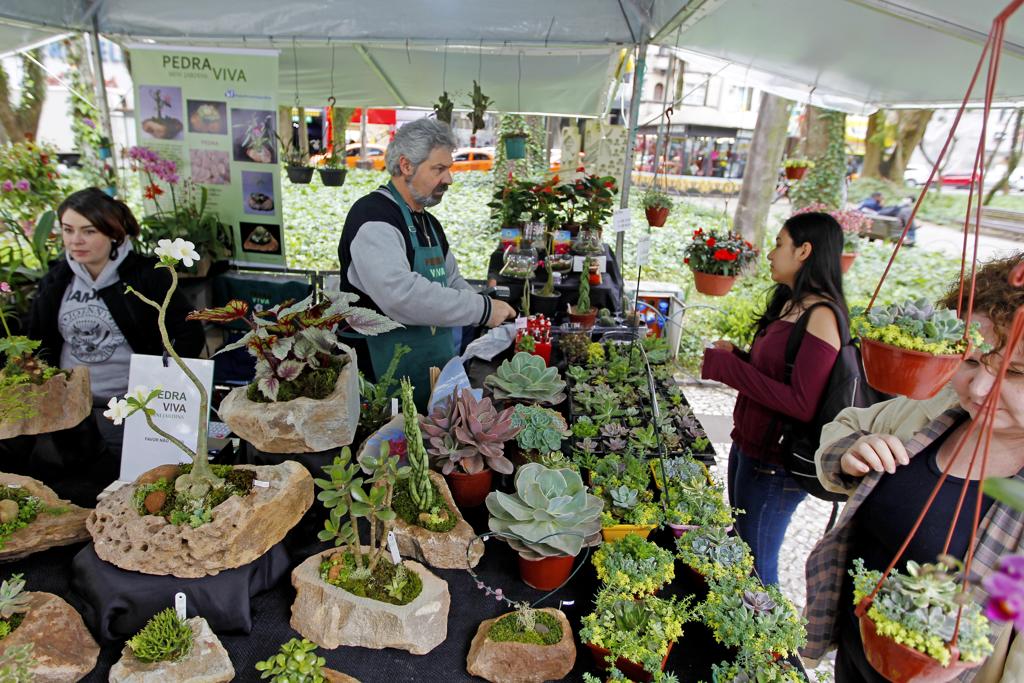 As feiras oferecem diversos produtos inspirados na criançada e na estação das flores | Antônio More/Gazeta do Povo