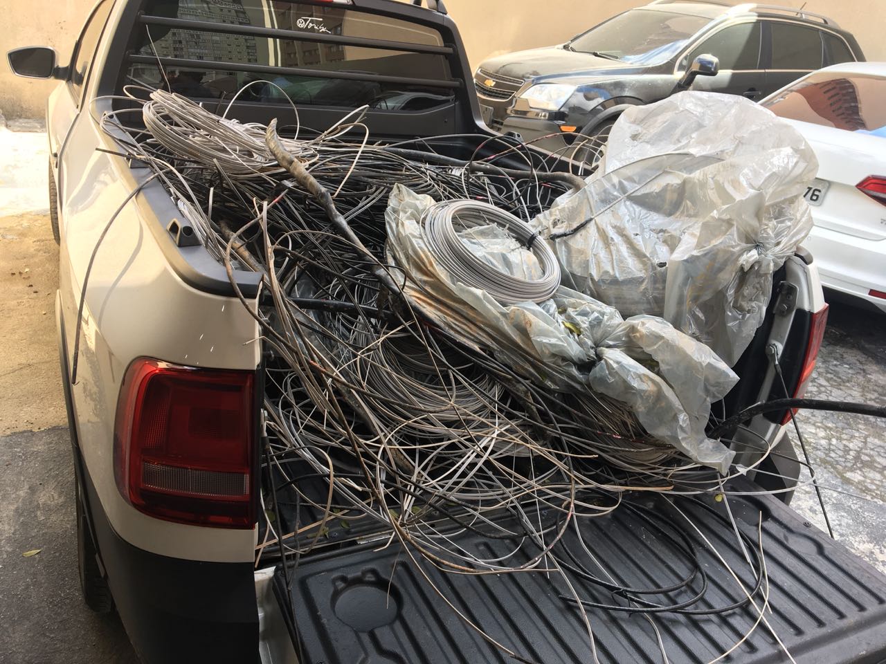 Um dos presos no Uberaba com cabos de cobre já tinha sido preso pelo mesmo motivo. | DFR/