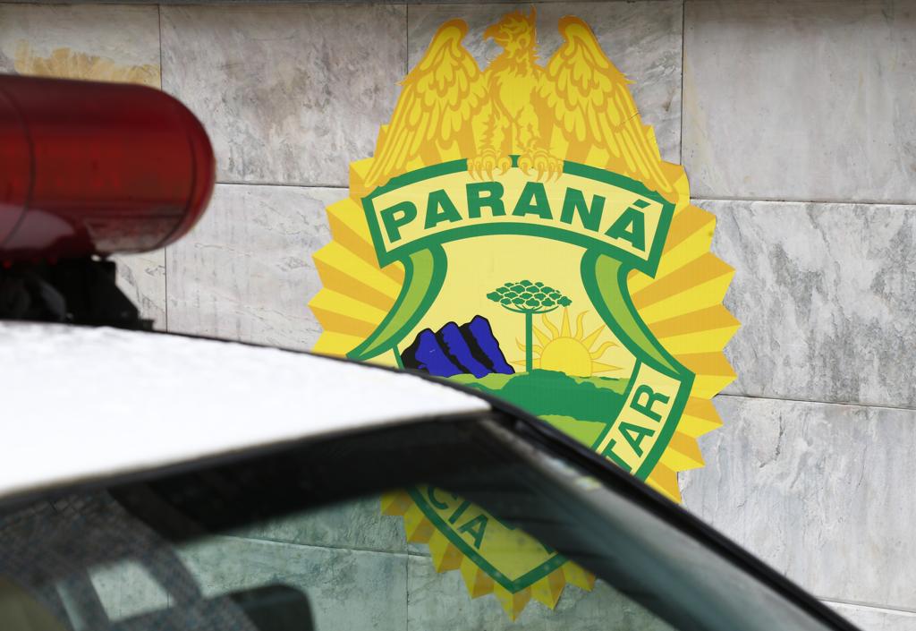 Policiais da Rocam estavam na Avenida Getúlio Vargas quando foram atingidos | Aniele Nascimento/Gazeta do Povo