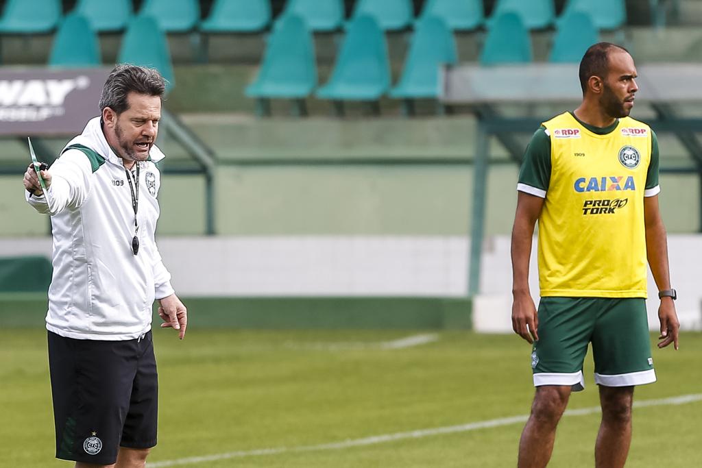 Argel e Alecsandro, do Coritiba. | André Rodrigues/Gazeta do Povo