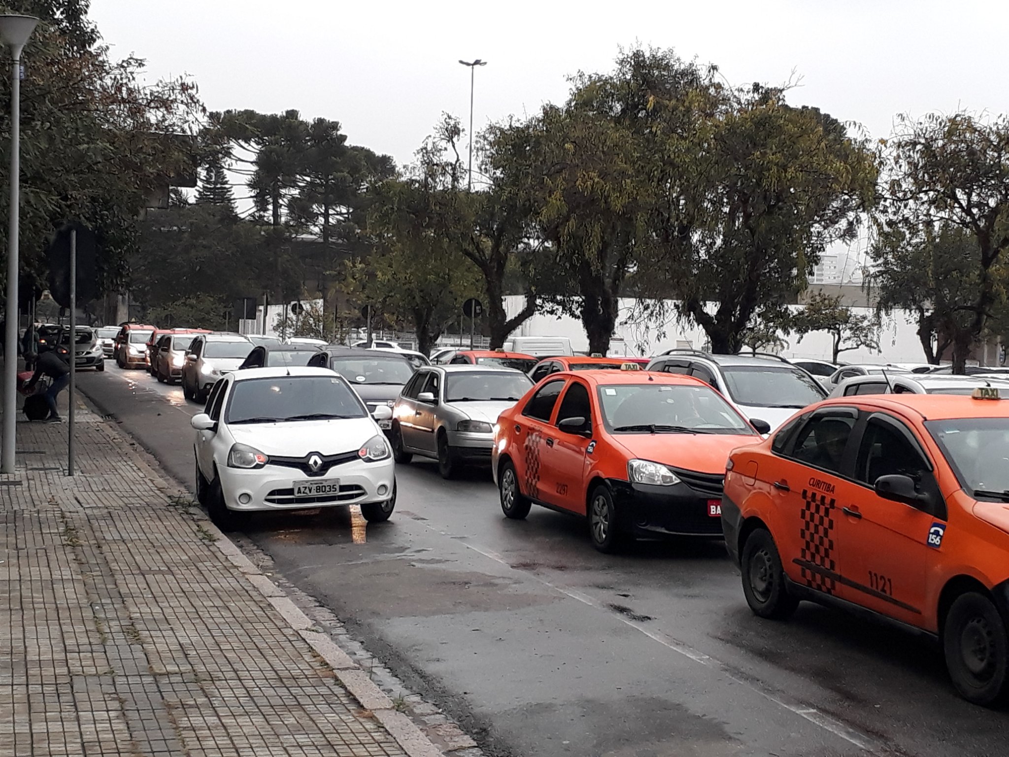 Ruas internas da Rodoviária também ficaram carregadas | Reprodução/SMCS