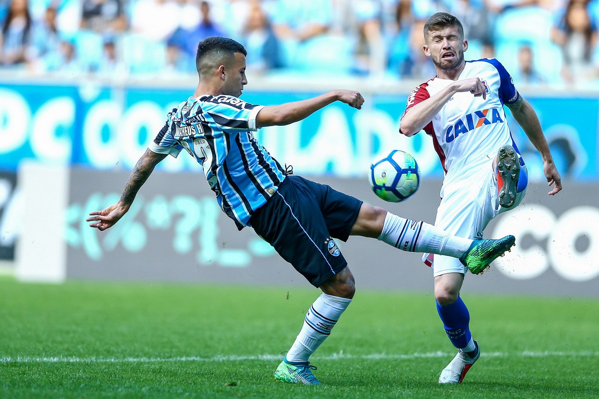 Atuando com um time alternativo, o Grêmio venceu o Paraná por 2 a 0 em Porto Alegre. | Divulgação/Grêmio