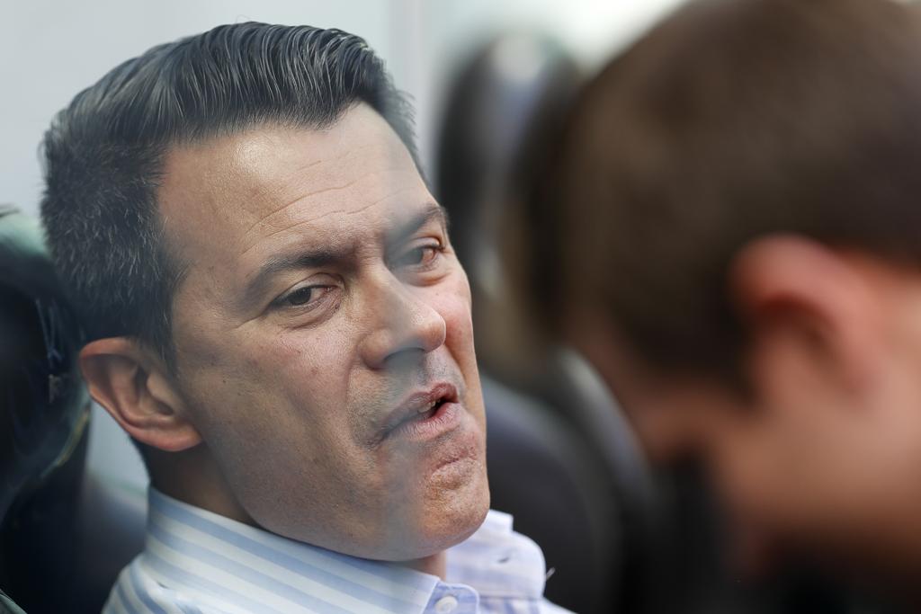 Diretor de futebol do Atlético, Rui Costa detonou a arbitragem da derrota contra o Santos | Jonathan Campos/Gazeta do Povo