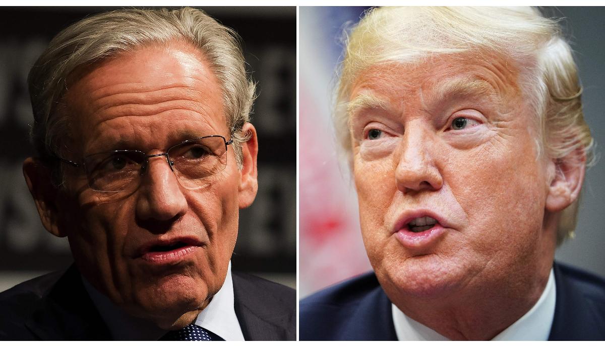 Bob Woodward, jornalista americano que descobriu o escândalo sobre o Watergate, está publicando livro sobre bastidores do governo Trump | MANDEL NGANAFP
