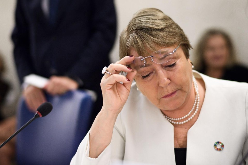 Nova alta comissária da ONU para Direitos Humanos, Michelle Bachelet | FABRICE COFFRINI/AFP