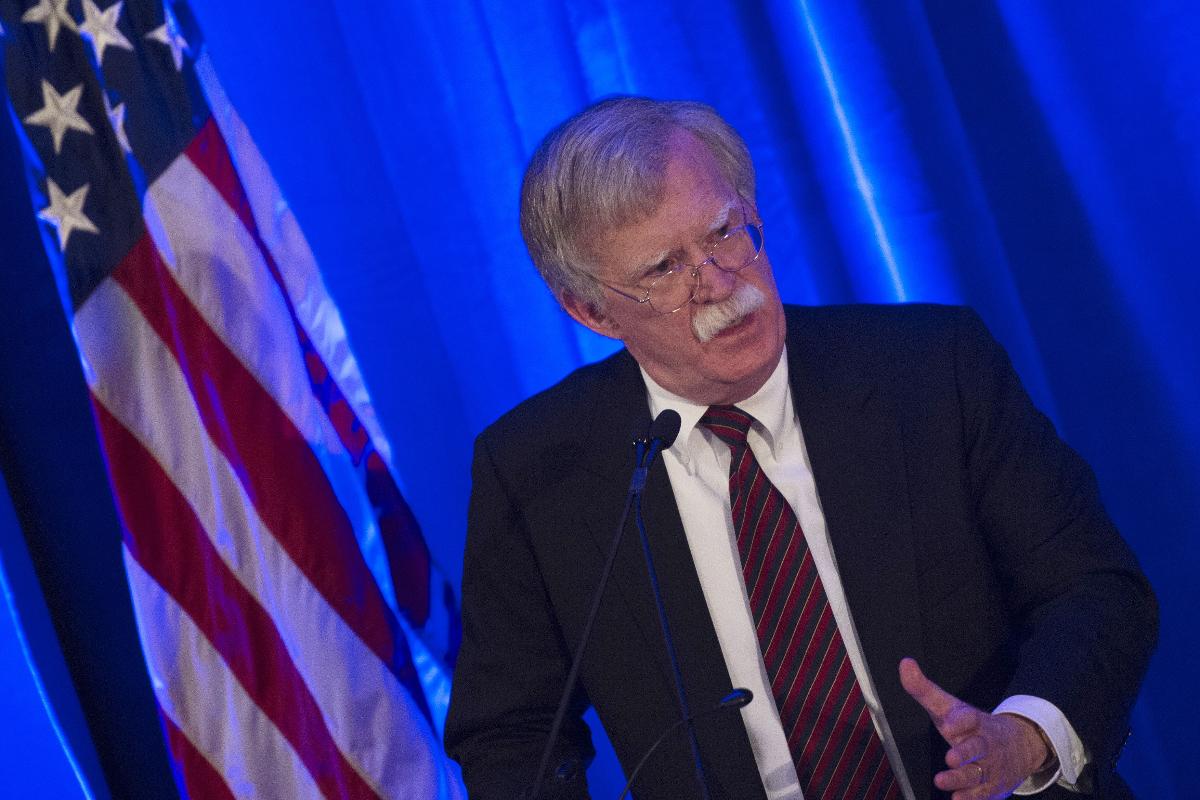 John Bolton discursa durante evento em Washington | ANDREW CABALLERO-REYNOLDS/AFP