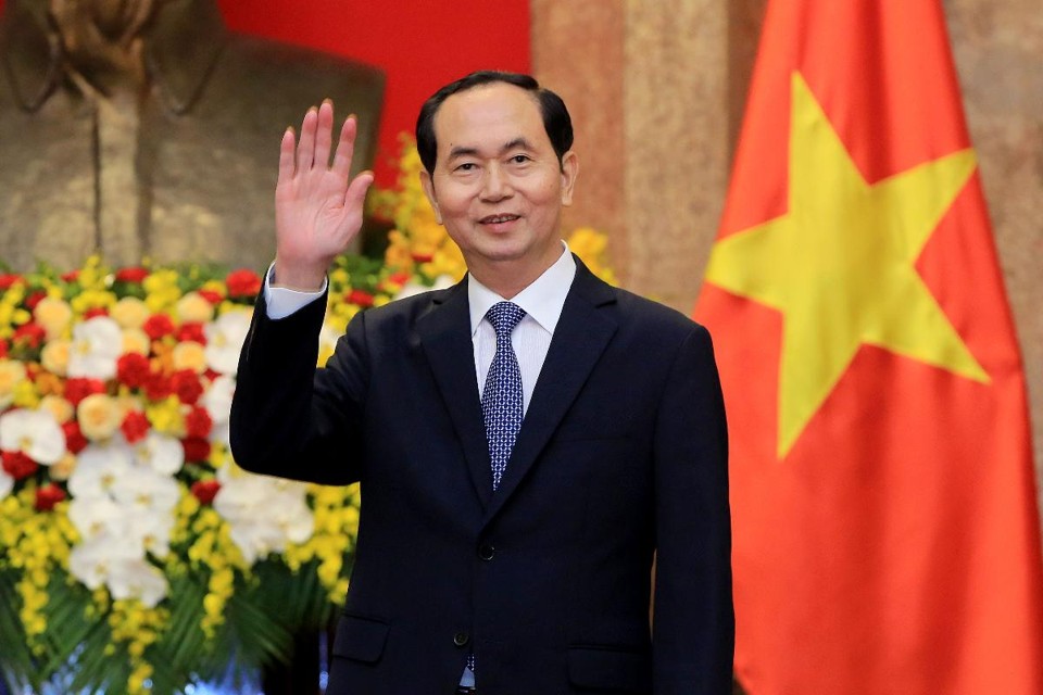 Presidente do Vietnã morre e deixa vácuo no poder Presidente vietnamita Tran Dai Quang morreu aos 61 anos | MINH HOANG/AFP