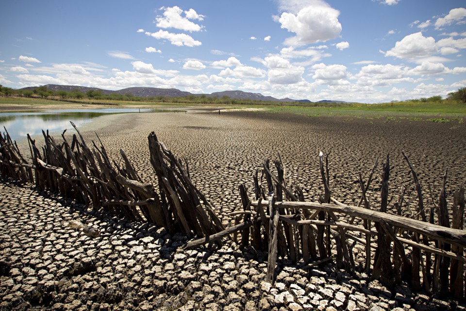 Com o clima mais quente, a área em condições de seca extrema pode alcançar metade da região. | Alexandre Mazzo/Gazeta do Povo