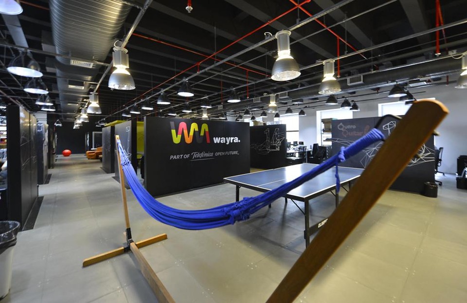 Escritório da Wayra, em São Paulo. | Rogerio Lorenzoni /Wayra