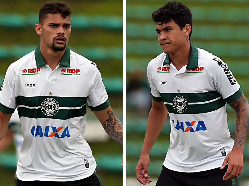Rafinha no início da carreira no Coritiba e no Bayern. | /