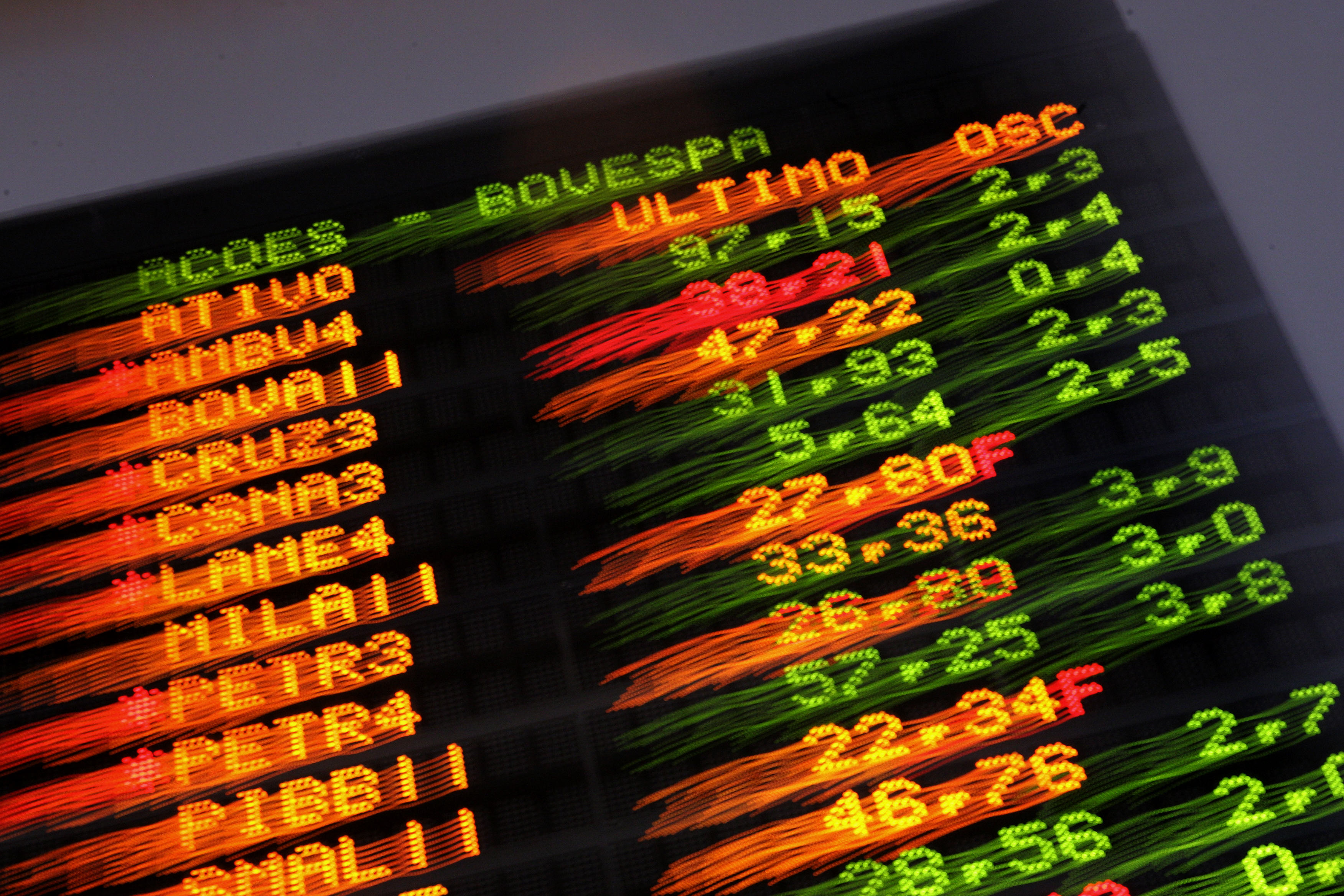 Investidores adotaram cautela com aplicações na Bovespa durante o período da campanha eleitoral. | Maurício Lima/AFP