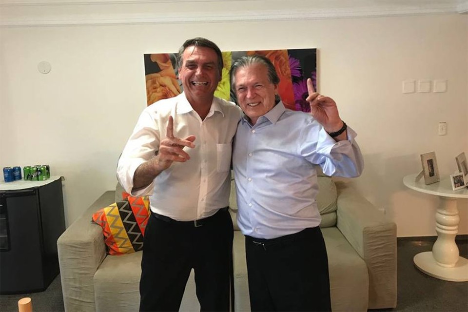Jair Bolsonaro e Luciano Bivar; | /Divulgação