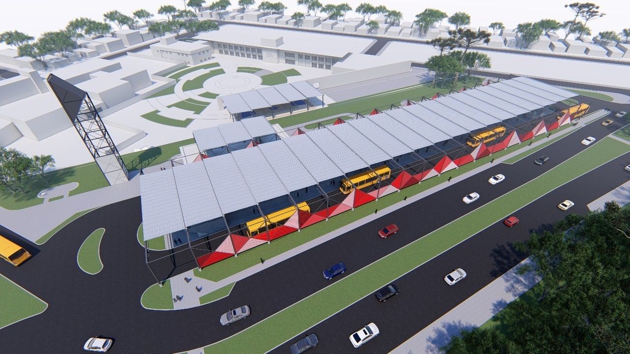 Terminal do Tatuquara vai atender 54 mil passageiros por dia. | Prefeitura de Curitiba/