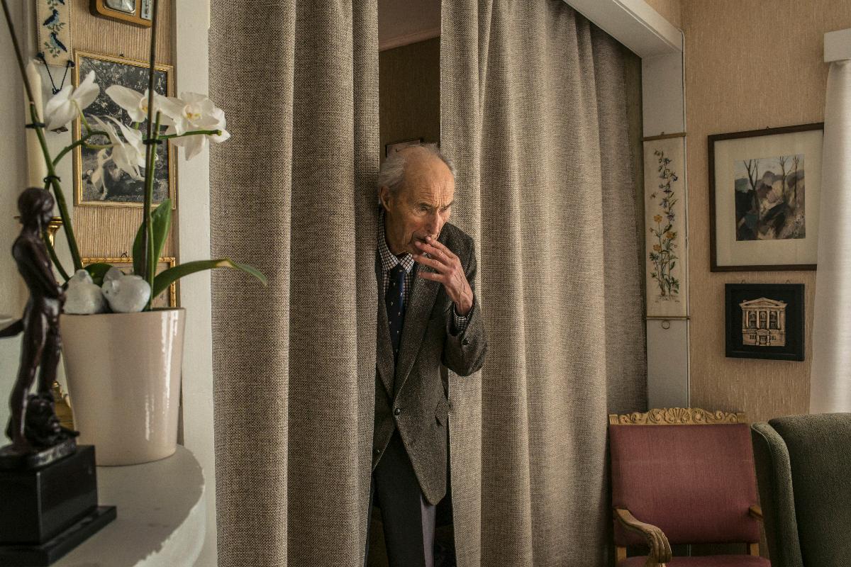 Joachim Ronneberg, oficial aposentado do Exército Norueguês, em sua casa na Noruega, em outubro de 2015 | MAURICIO LIMA/ NYT