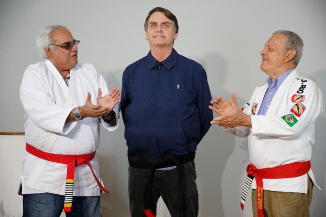Jair Bolsonaro, presidente eleito, durante ato de campanha no Rio de Janeiro. | Fernando Frazão/Agência Brasil