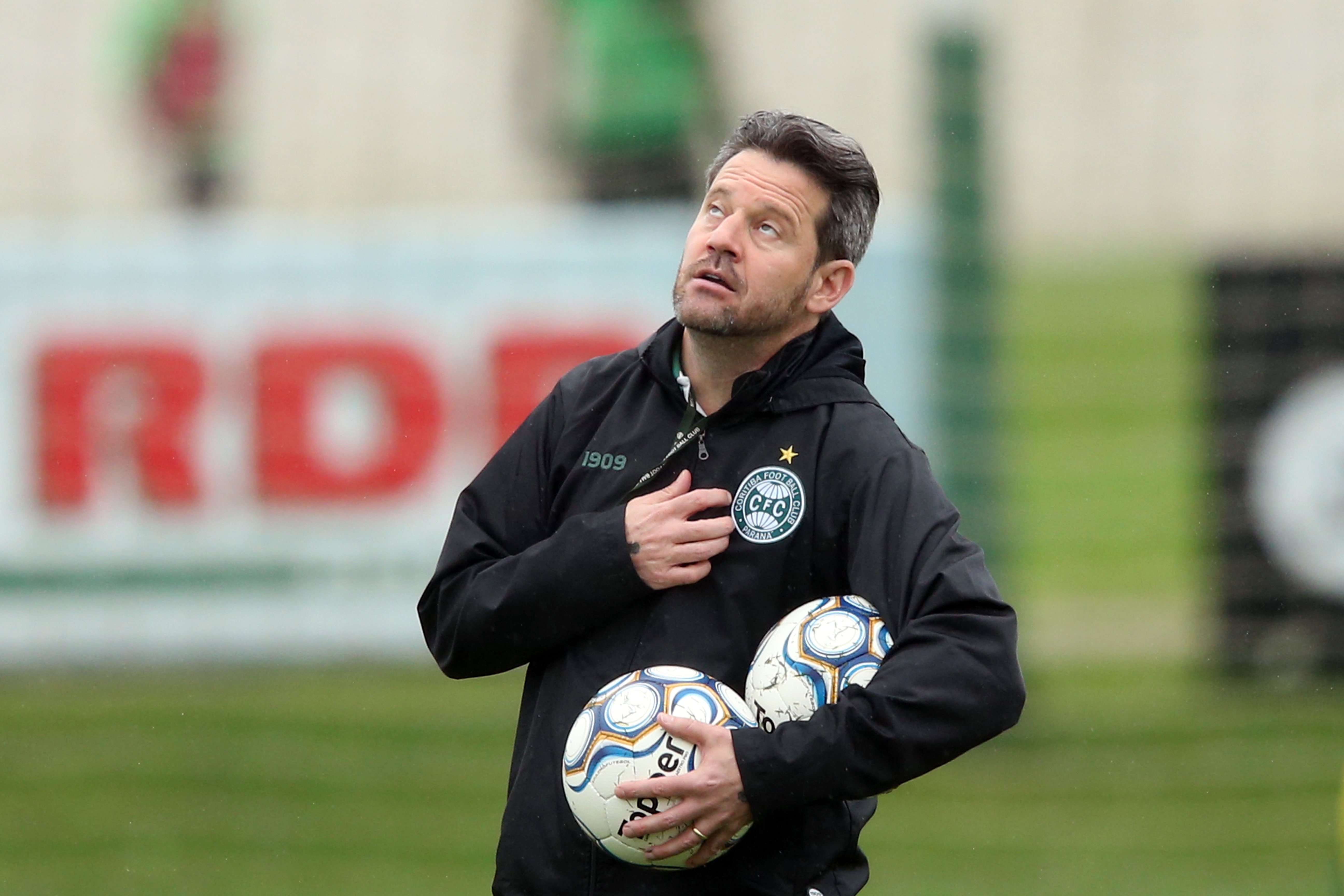 Argel Fucks, técnico do Coritiba. | Albari Rosa/Gazeta do Povo