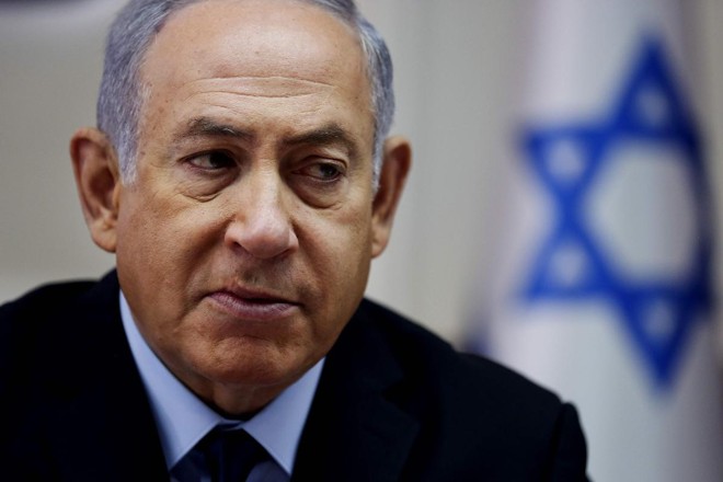 O primeiro-ministro de Israel, Benjamin Netanyahu, em foto de 28 de outubro de 2018 | ODED BALILTY/ AFP