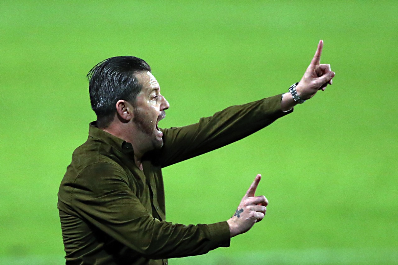 Técnico Argel Fucks no empate entre Coritiba e CSA | Albari Rosa/Gazeta do Povo /
