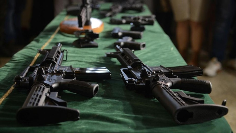 Armas da Taurus doada ao Exército neste ano. | Tomaz Silva/Agência Brasil/