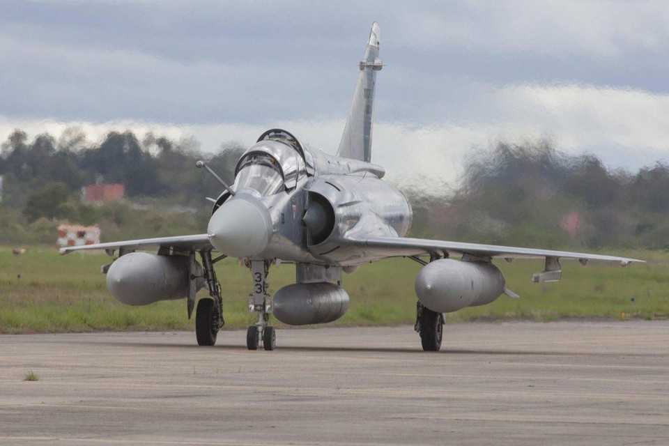O Mirage 2000 C/B fez parte da elite área brasileira entre os anos de 2005 e 2013 | FAB / Divulgação