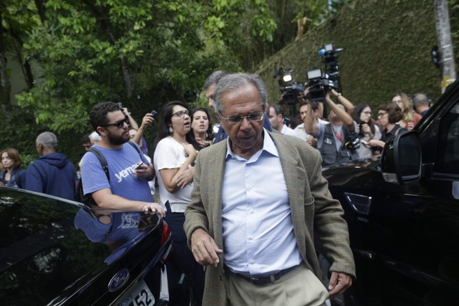 O economista Paulo Guedes será o chefão do novo Ministério da Economia. | Mauro Pimentel/AFP