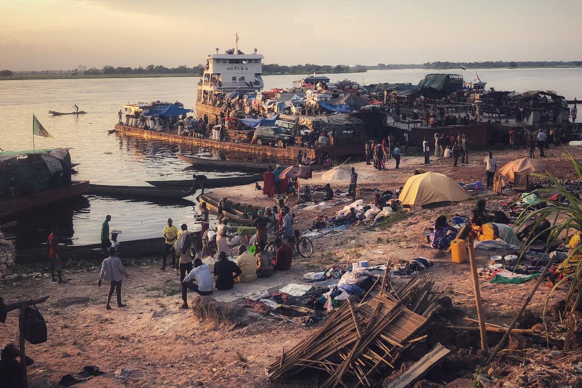 Mbandaka é uma cidade de quase 1,2 milhões de habitantes ao longo das margens dos rios Congo e Ruki | Max Bearak/
The Washington Post